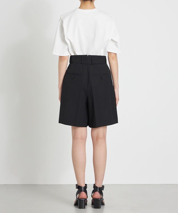 NAVE 【Nave】ウールポリエステルツイル ショートパンツ ブラック系