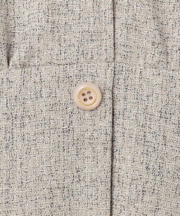 ANY SIS 【洗える】ツイーディマーメイド ジャンパースカート アイボリー