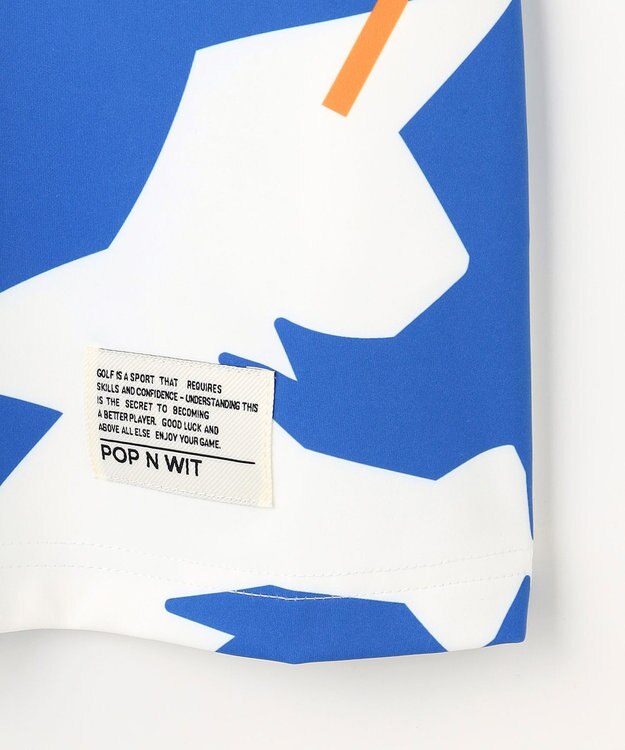 PW CIRCULUS 【WOMEN】ＤＯＶＥ柄モックネック ゴルフウェア レディース スカイブルー系5