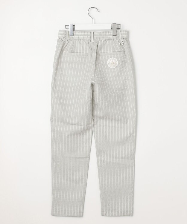 23区GOLF 【WOMEN】【撥水・ストレッチ】サッカー アンクルパンツ ライトグレー系2