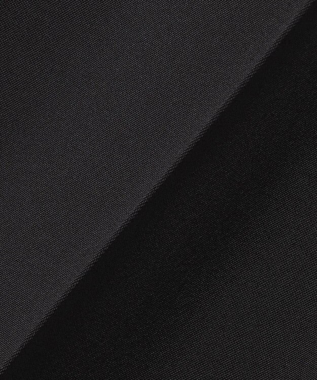 ICB L 【スマートバック仕様・洗える】ストレッチダブルサテン カーゴパンツ ブラック系