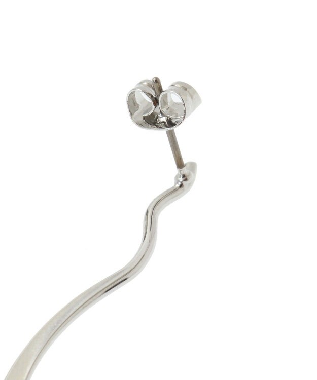 AMERICAN HOLIC ウェービーピアス Silver