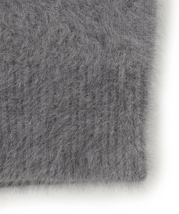 ICB フォックスカシミヤ カーディガン ライトグレー系