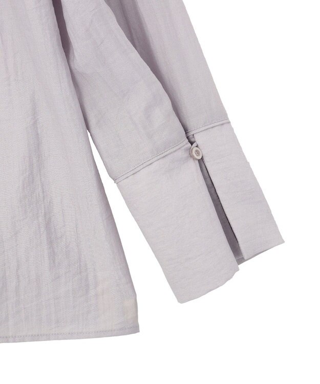 CRAFT STANDARD BOUTIQUE シアーオープンカラーシャツ Light Purple