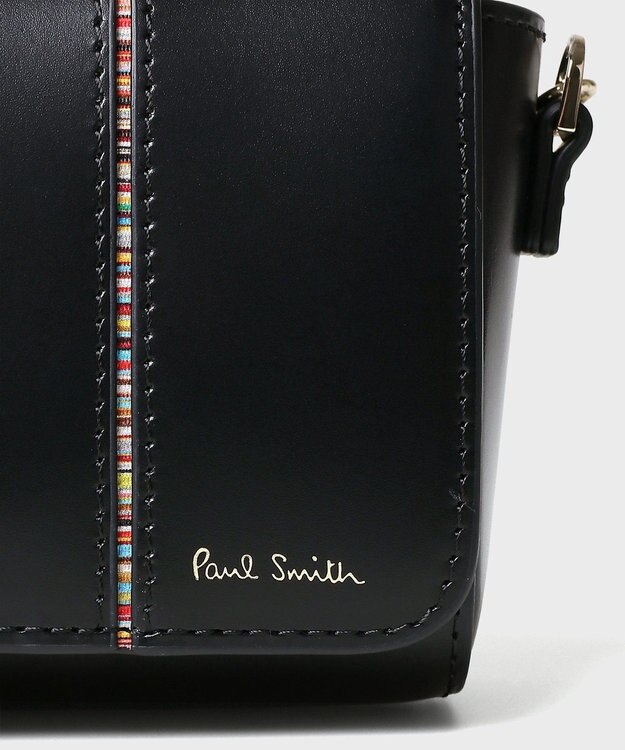 Paul Smith シグネチャーストライプ インバーテッド チェーンポーチ ブラック