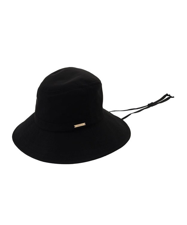 MOONBAT 【遮光ハット】フルラ (FURLA) サファリハット　遮光帽子 サイズ調整 ブラック