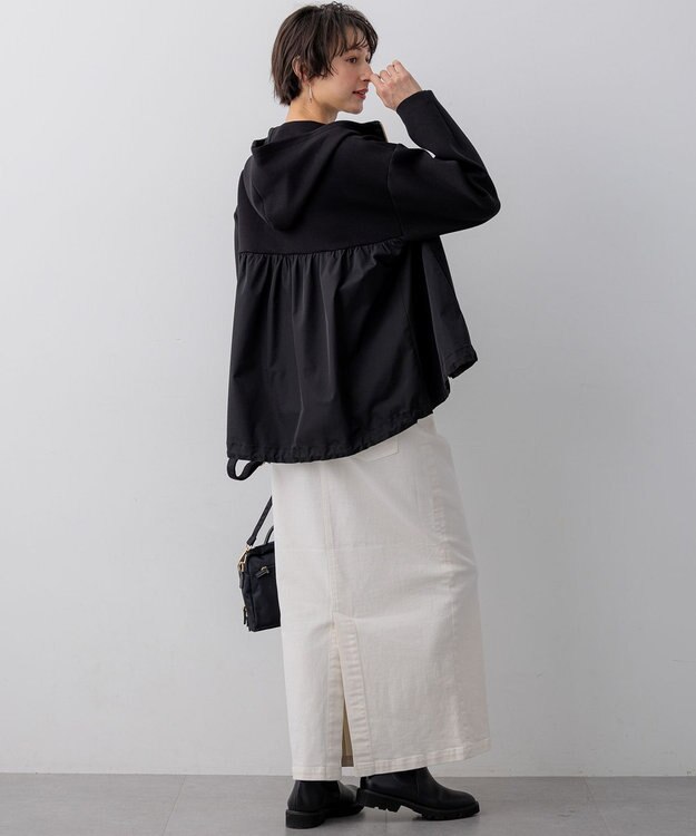 23区 L 【先行予約】23区DENIM Iライン デニムスカート ホワイト系