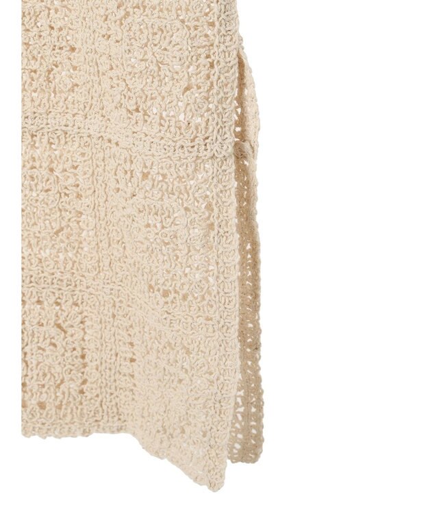 Green Parks ■ＥＳＣＡＲ　クロシェレースワンピース Ivory