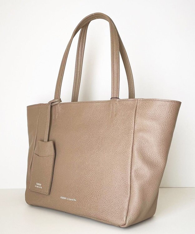 Hekhèr Le Style de Vie 【日本製 / A4サイズ対応/セレモニーにも】シュリンクレザー トートバッグ グレージュ