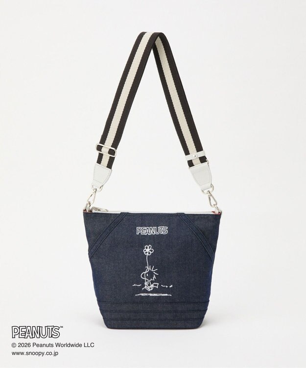 russet 《PEANUTS×russet》リバーシブルショルダーバッグ(CE-1755) Indigo