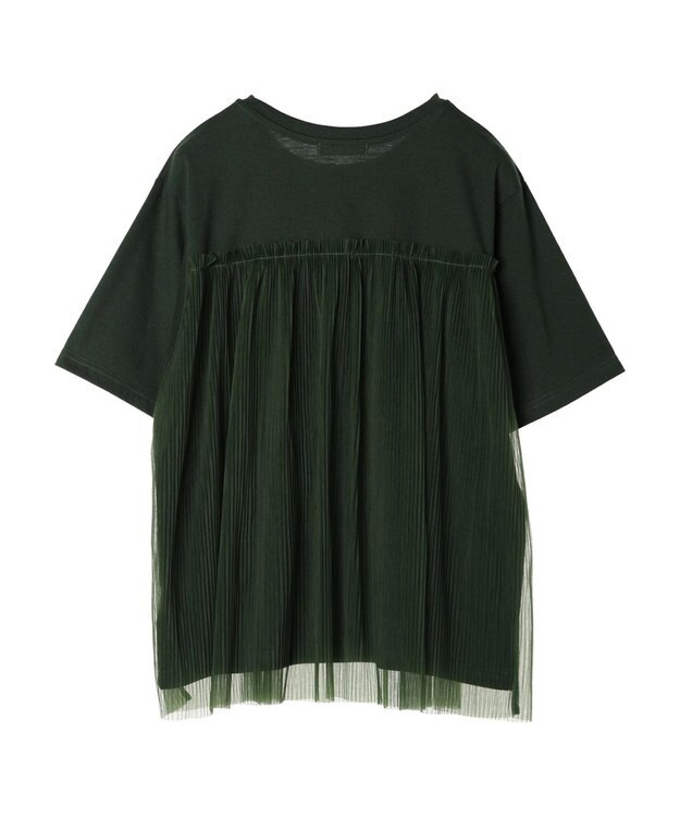 Green Parks プリーツチュールドッキングプルオーバー Green