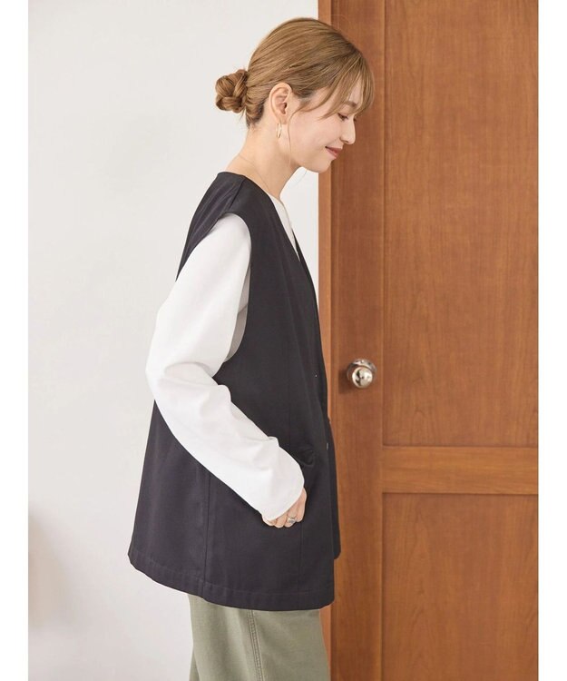 AMERICAN HOLIC Ｖネックジレ Black