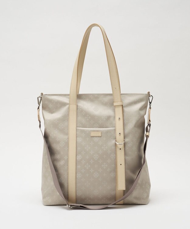 russet アシンメトリーハンドルトートバッグ(SF-237) Ecru