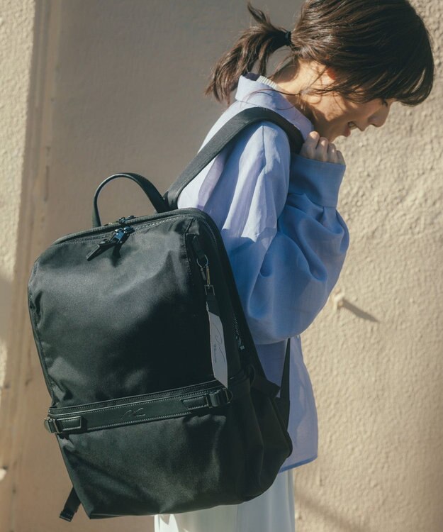 ACE BAGS & LUGGAGE W&.Day/Night リッカ2 スクエアリュック B4サイズ 15.6インチPC収納 19153 ダブルアンドデイナイト ブラック