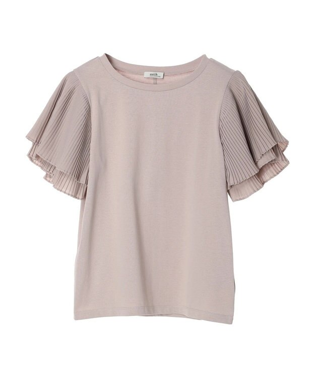 earth music&ecology プリーツフレアプルオーバー Pink