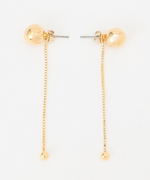 ICB 2WAYメタルピアス ゴールド系