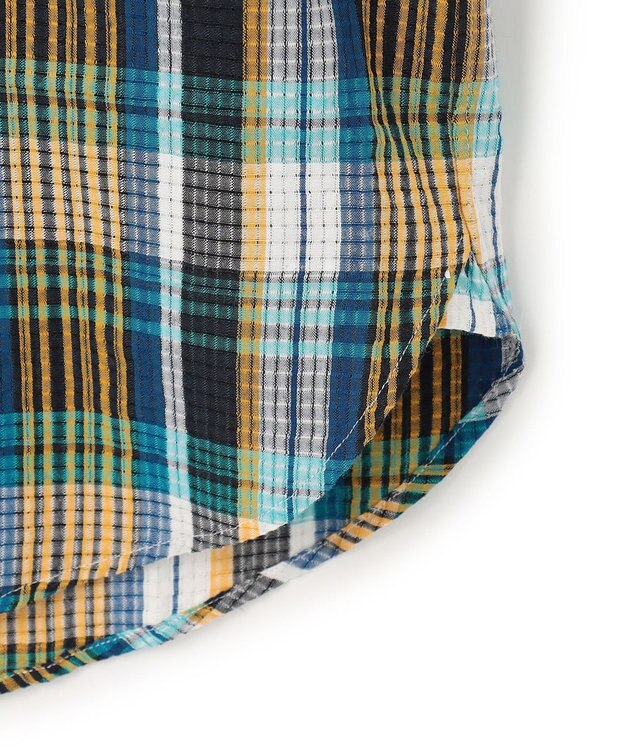 J.PRESS MEN 【Aero Weave】クールマックス サッカーシャツ / B.D. ブルー系3