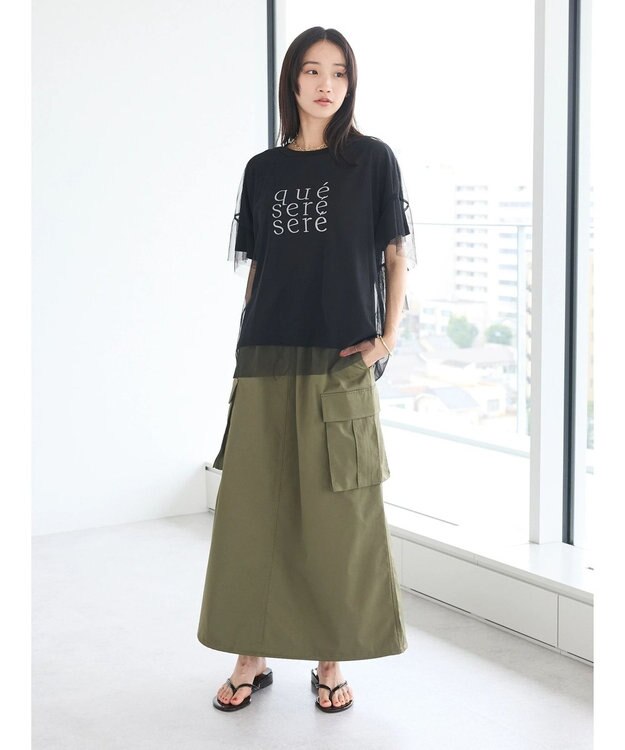 CRAFT STANDARD BOUTIQUE カーゴバルーンナロースカート Khaki