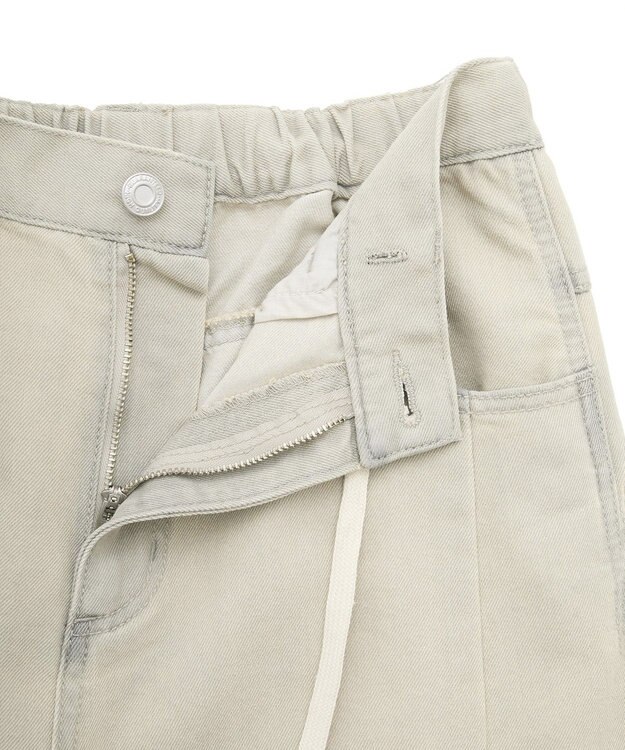 Green Parks コクーンシルエットデニムパンツ Gray Beige