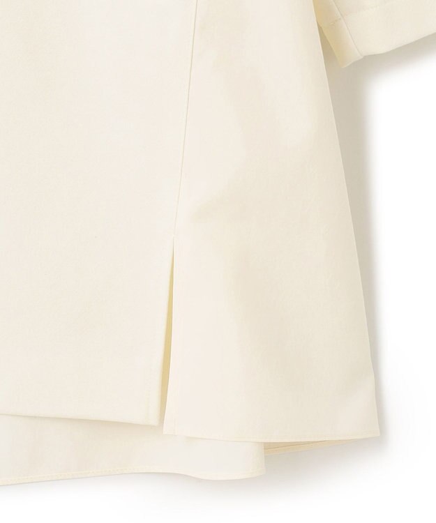 23区 【洗える】コットンツイルジャージー バックシャン カットソー ホワイト系