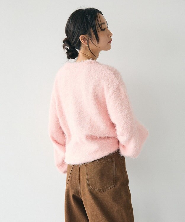 CRAFT STANDARD BOUTIQUE アニマルシャギーニットプルオーバー Light Pink