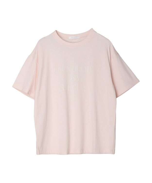 Green Parks ガーリーロゴボックスＴシャツ Light Pink