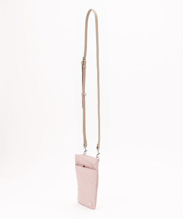 LA BAGAGERIE モノグラムデイリーミニマムポシェット ピンク