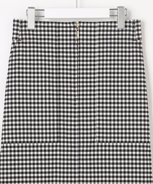 ANY SIS 【2WAY】フロントジップタイト スカート ギンガム