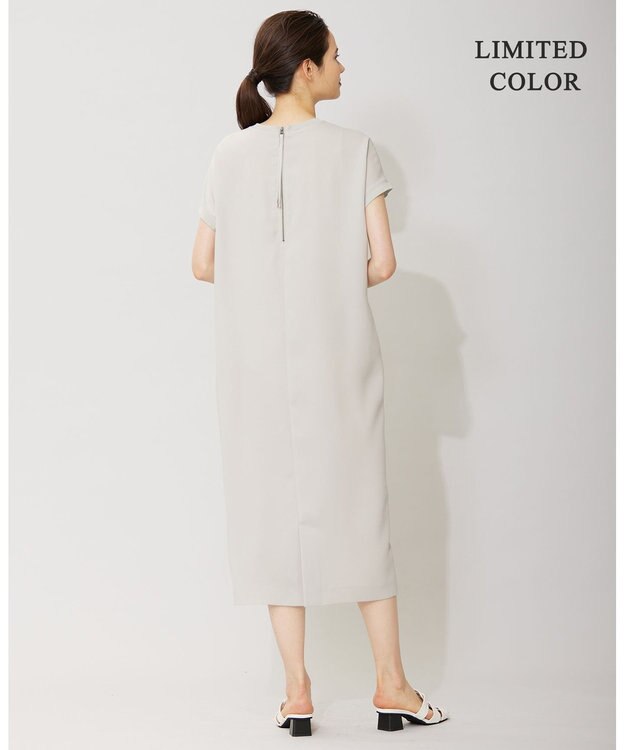 ICB 【接触冷感・UVケア・速乾・洗える】FluidBackSatin ワンピース トープ系［WEB限定］