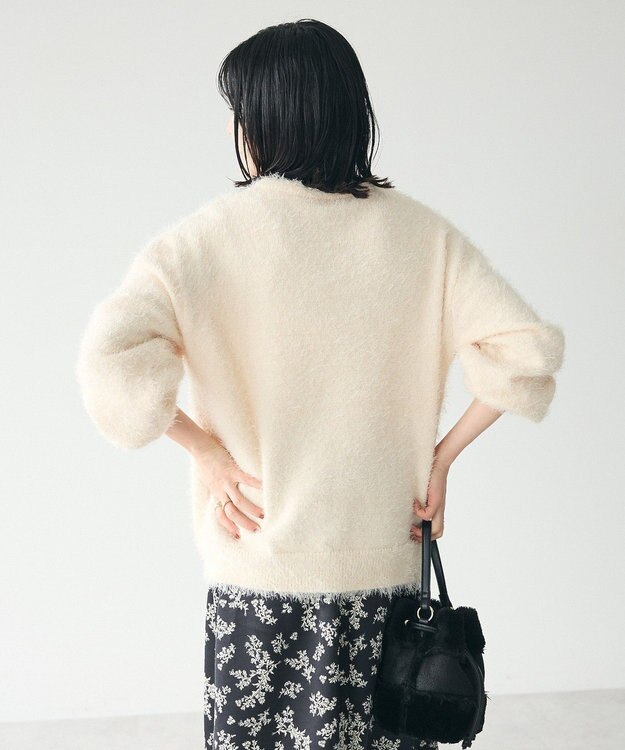 CRAFT STANDARD BOUTIQUE アニマルシャギーニットプルオーバー Ivory