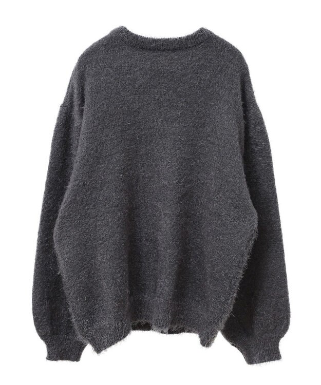 CRAFT STANDARD BOUTIQUE アニマルシャギーニットプルオーバー Charcoal Gray