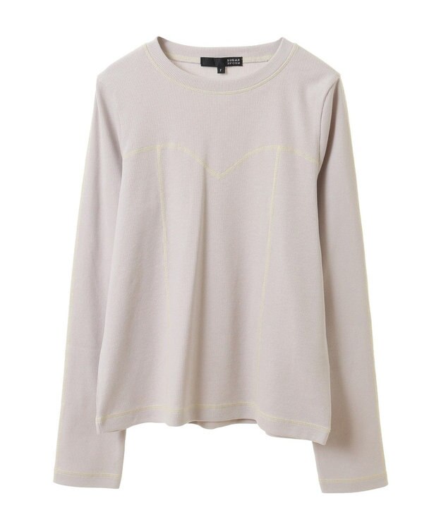 Green Parks ・ＳＵＧＡＲ　ＳＰＯＯＮ　カラーｓｔリブロンＴＥＥ Light Gray