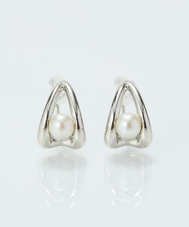 Phoebe 【痛くないシリーズ/金属アレルギー対応】ドロップパールライトフィットイヤリング　シルバー シルバー