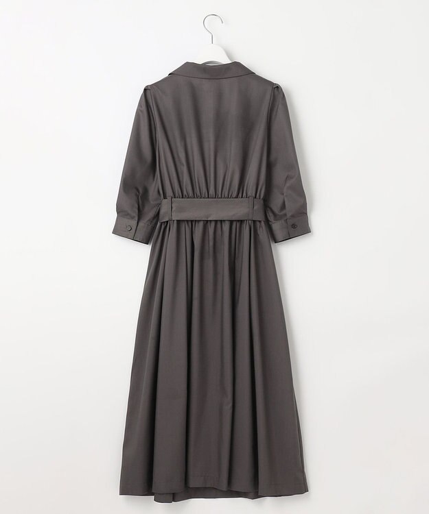 Feroux トレンチ風 ワンピース グレー系