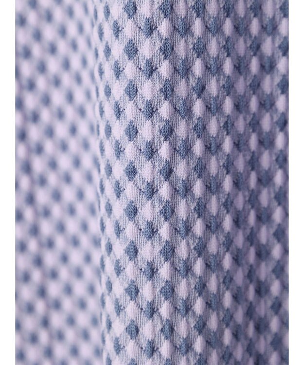 earth music&ecology ギンガムパフＴＥＥ Lavender