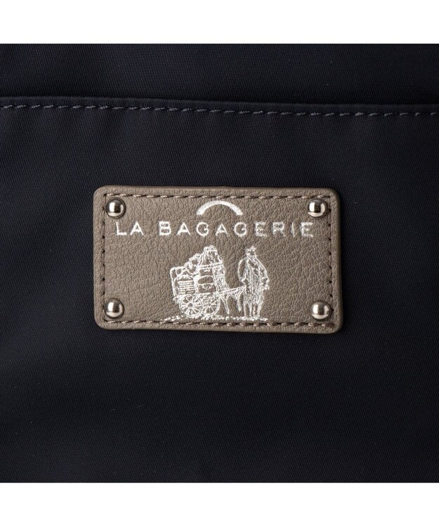 LA BAGAGERIE 10ポケット持ち手付きリュック Lサイズ ネイビー