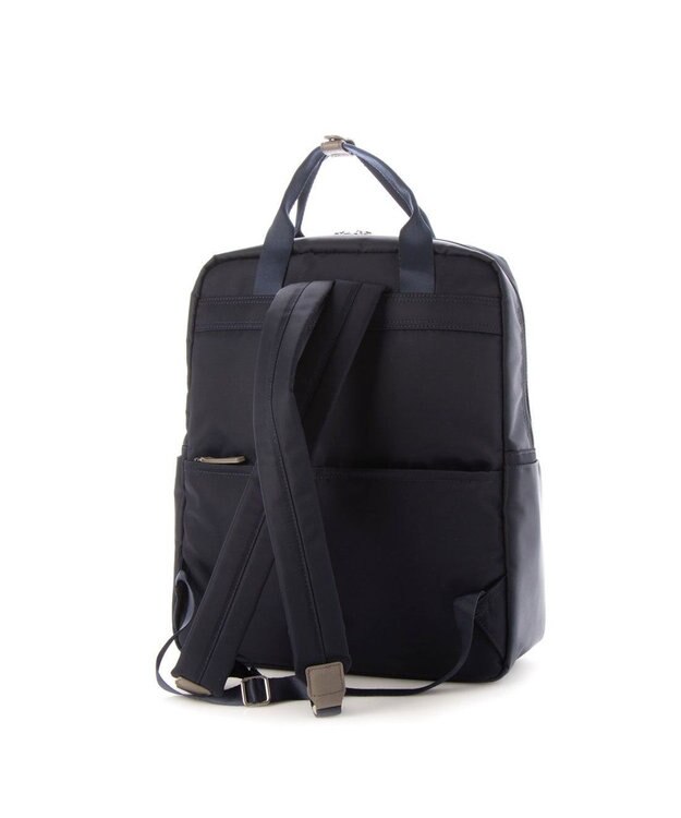 LA BAGAGERIE 10ポケット持ち手付きリュック Lサイズ ネイビー