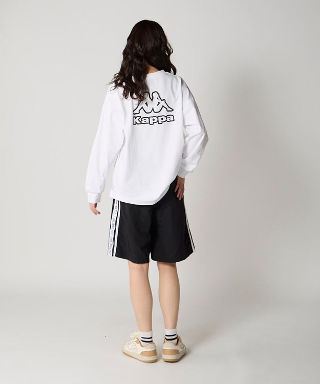 OP／FILA 【Kappa】ロング丈ボードショーツ ブラック