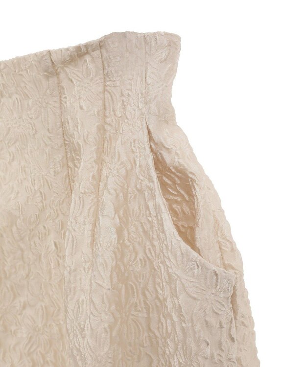 Green Parks ハイウエストコクーンスカート Off White