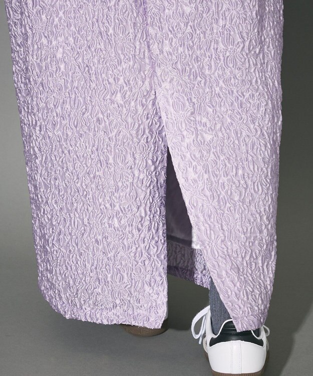 Green Parks ハイウエストコクーンスカート Purple