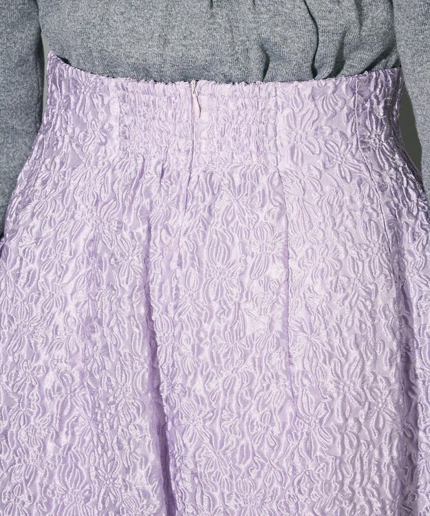 Green Parks ハイウエストコクーンスカート Purple