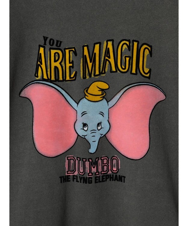 AMERICAN HOLIC フロッキーＰｔフェード加工Ｔ／Ｄｕｍｂｏ Charcoal Gray