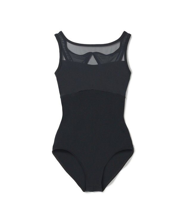 Chacott ノースリーブレオタード ブラック