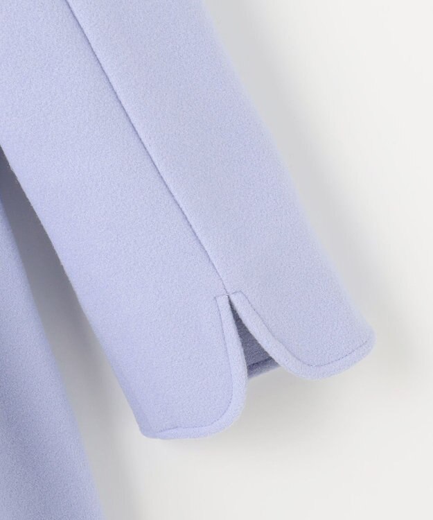 ANY KIDS 【フード取り外し可能】ウールライクコート サックスブルー