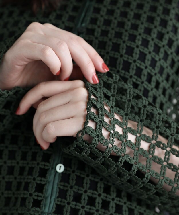 Green Parks ・ＳＵＧＡＲ　ＳＰＯＯＮ　２ｗａｙフラワーメッシュカーデ Green