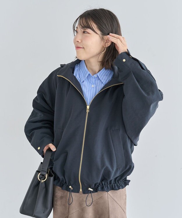 Green Parks コクーンマウンテンパーカー Dark Navy