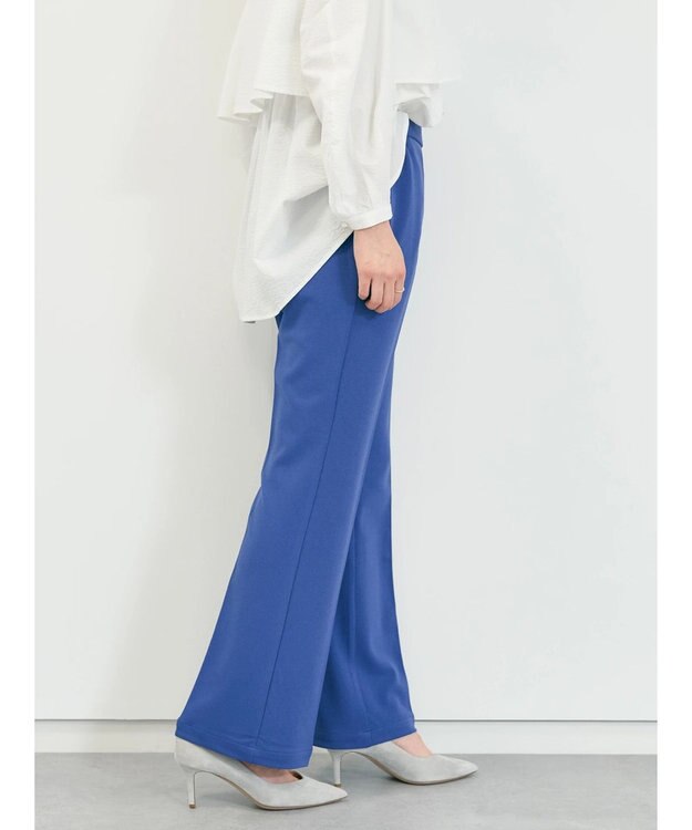 AMERICAN HOLIC 美・美・美ポンチジョーゼットフレアパンツ Blue