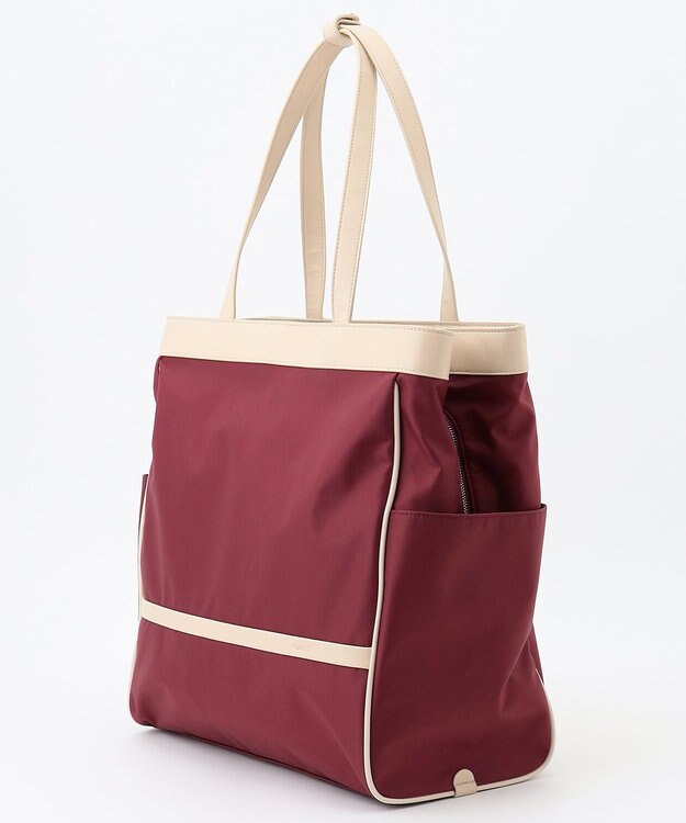 Y'SACCS トラベル ホライズン2WAYトート ダークレッド