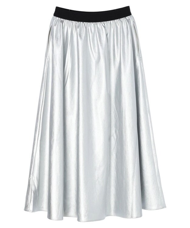 AMERICAN HOLIC シルバーフレアスカート Silver