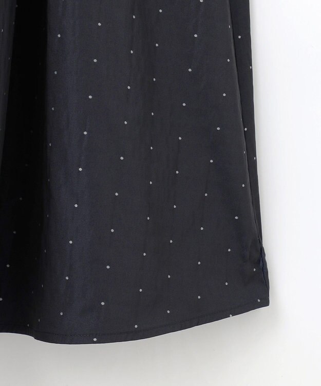 ANY SIS 【洗える】モノトーンドットジャカード スカート ブラック系